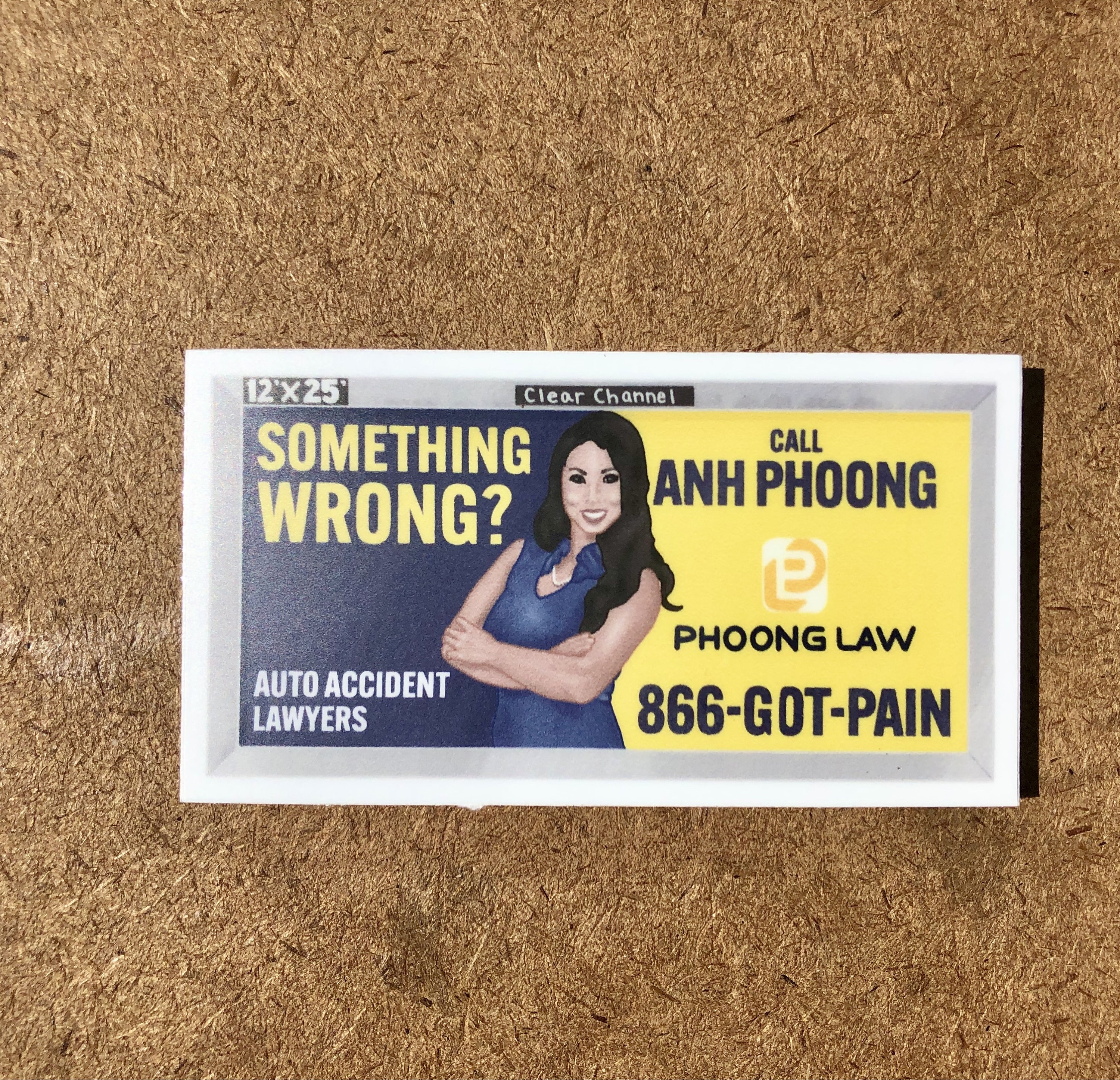 Anh Phoong Billboard Sticker ||||| Something Wrong? | CA Bay Area San ...