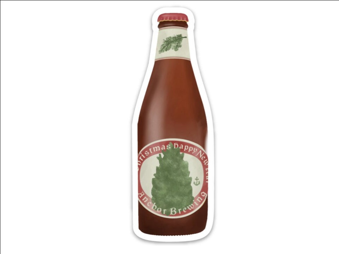 Anchor Christmas Ale Beer Sticker ||| Craft Brewing Holiday SF San ...