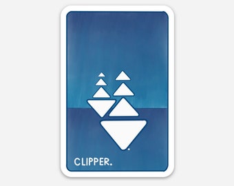 Clipper Card Sticker (actual Size) | San Francisco SF California | MUNI  BART Caltrain | Bay Area Nostalgia| Bus Public Transportation - Etsy