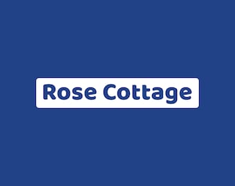 House Name Bin Sticker  |  Custom Vinyl Decal