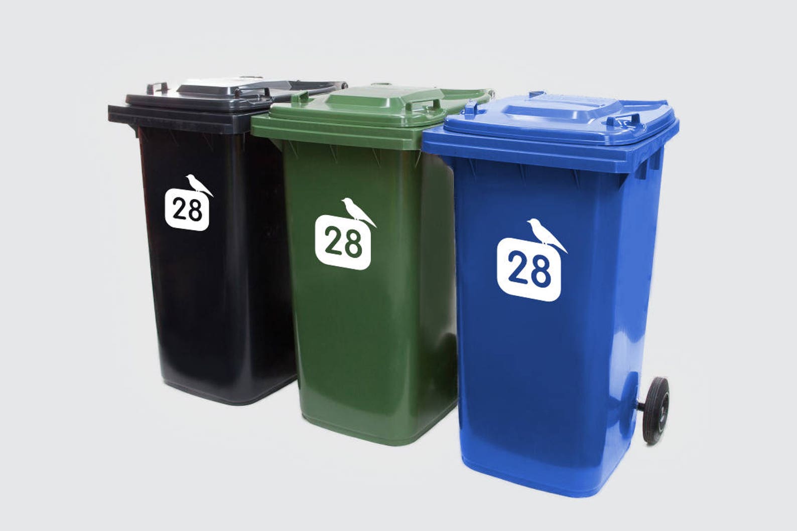 Bird Bin Wheelie Bin Number Etsy