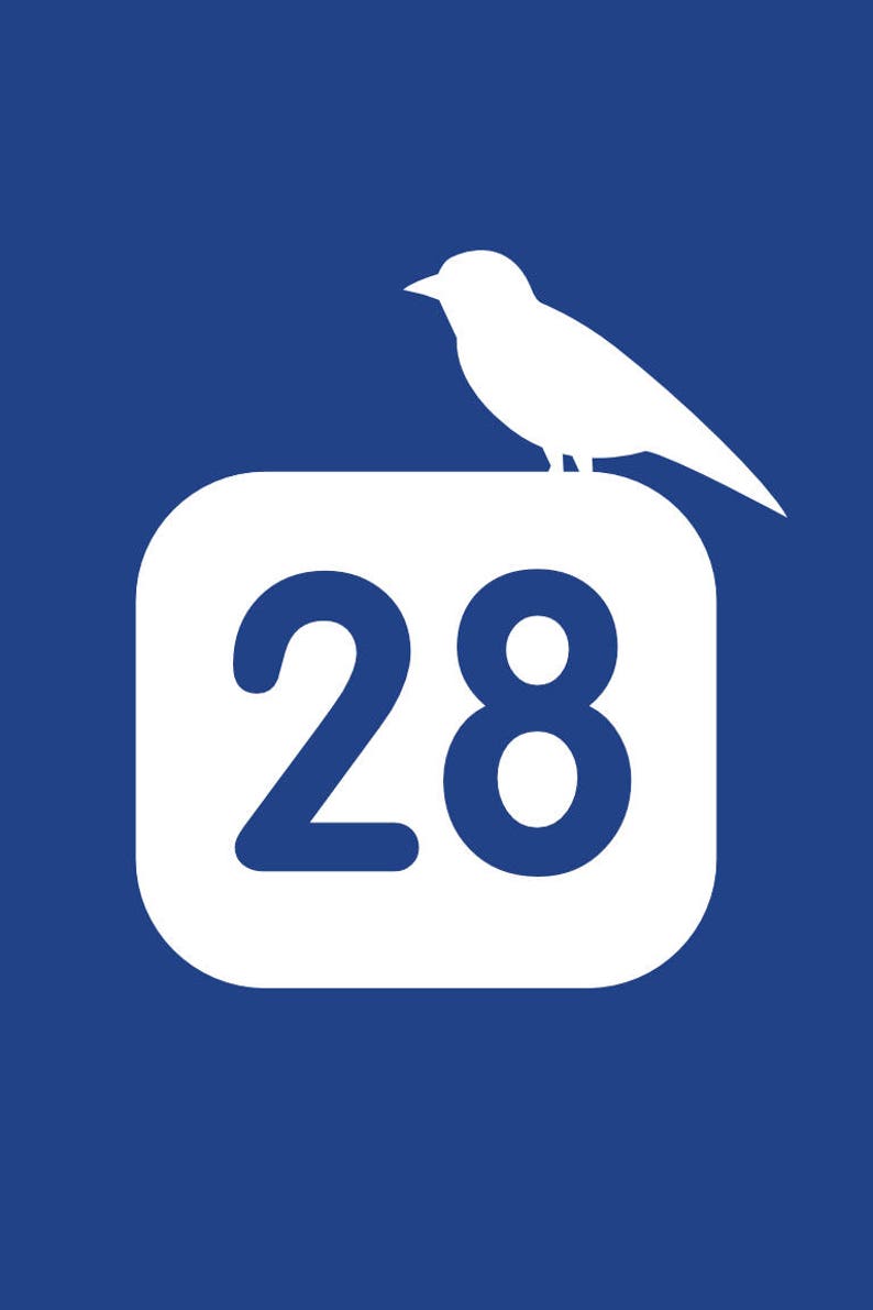 Bird Bin Wheelie Bin Number Custom Vinyl Decal Etsy