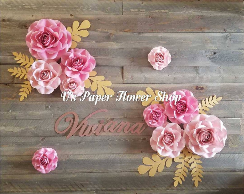 Babyshower Backdrop For Little Girl Pink Baby Shower Backdrop Etsy