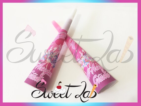 Trumpets Winx Club Custom Celebration Event Birthday Communion Disney Decorations Birthday Instrument Music Rainbow Bloom Stella Flo