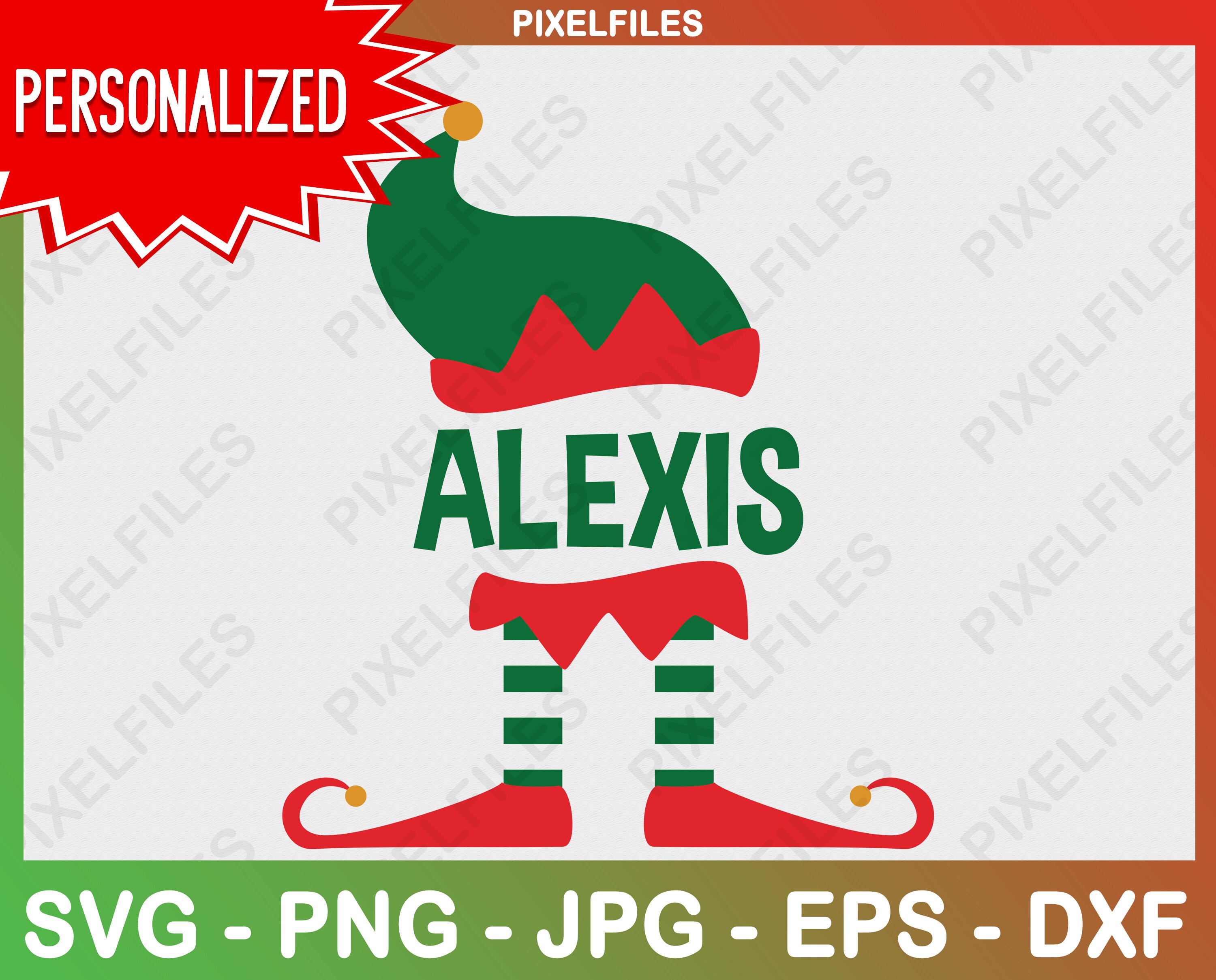 Download Christmas Svg Files Baby Elf Clip Art Personalized Svg Want Etsy