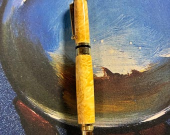 Pluma estilográfica de madera