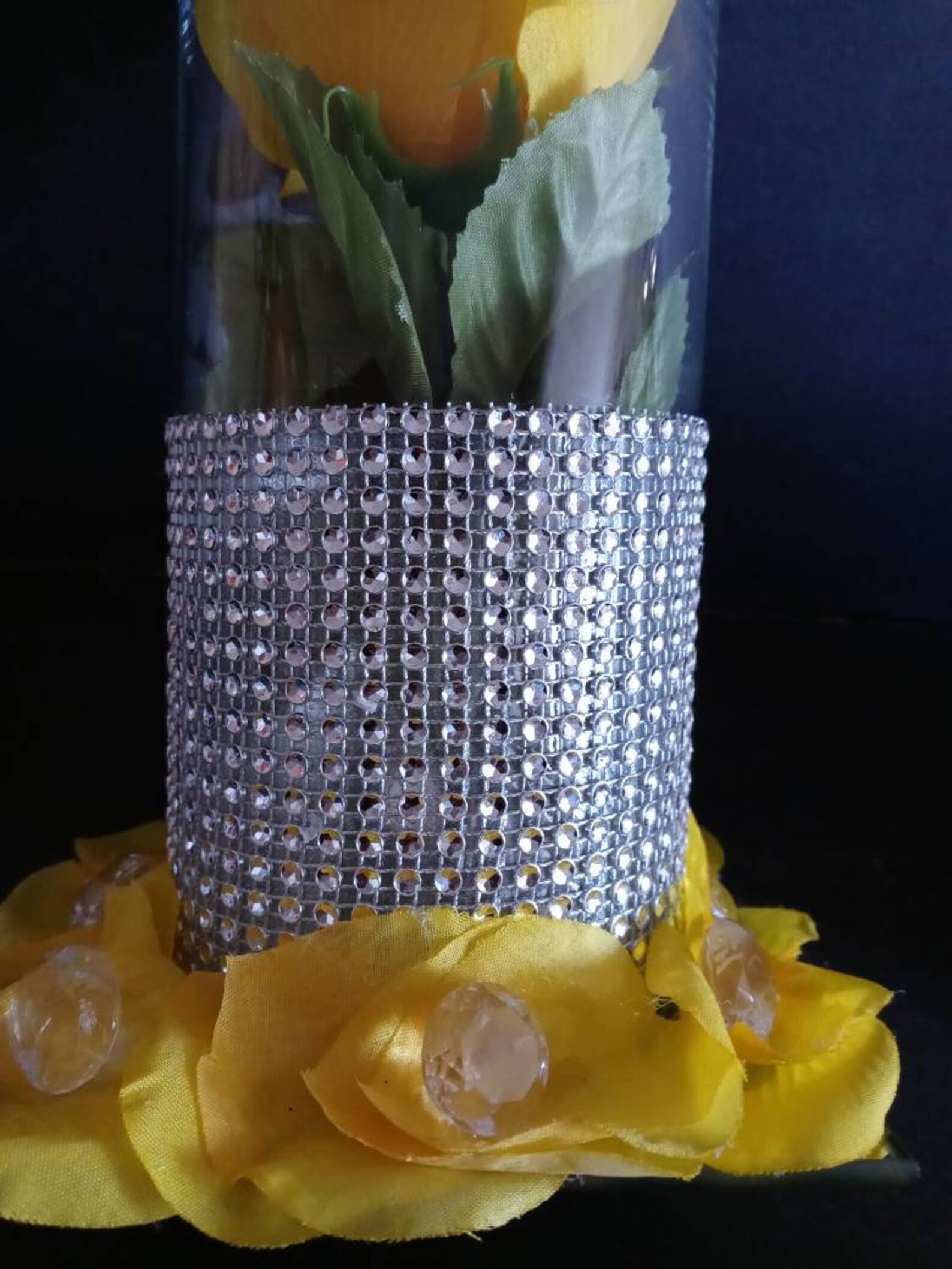 Beautiful Yellow Rose Arrangement Etsy