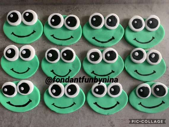 Edible Frog Cupcake Toppers - Etsy