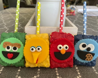 12 Monster and character rice crispy treats