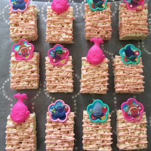 Trolls rice crispy treats