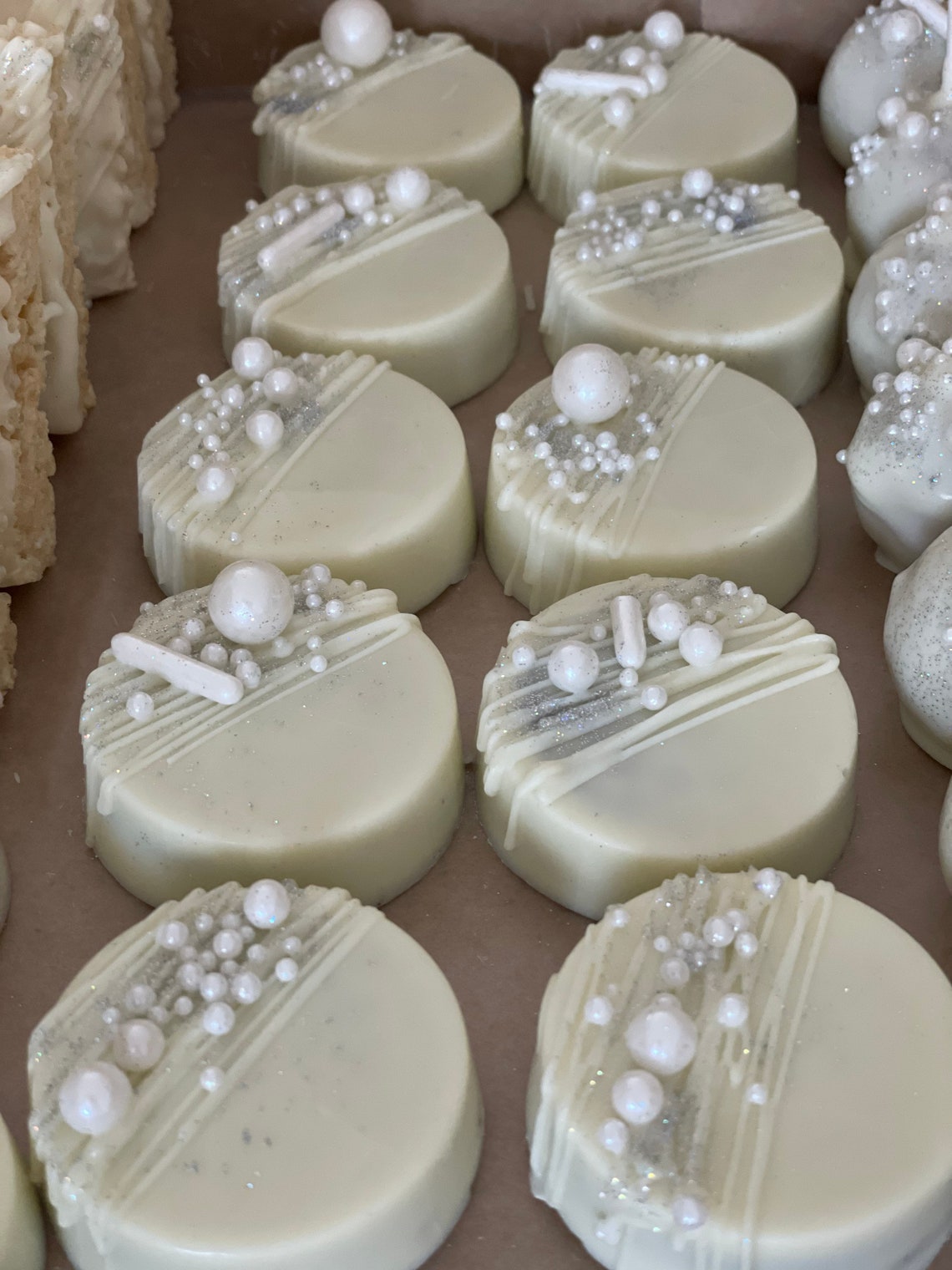 White Bridal / Wedding Chocolate Covered Oreos - Etsy