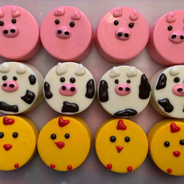 Barnyard Farm animal chocolate covered Oreos