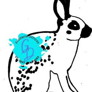 Englischer Spot Hase Svg Clipart