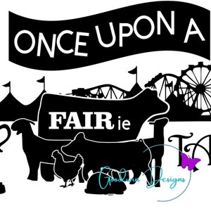 Once Upon a Fair ie tail svg clipart