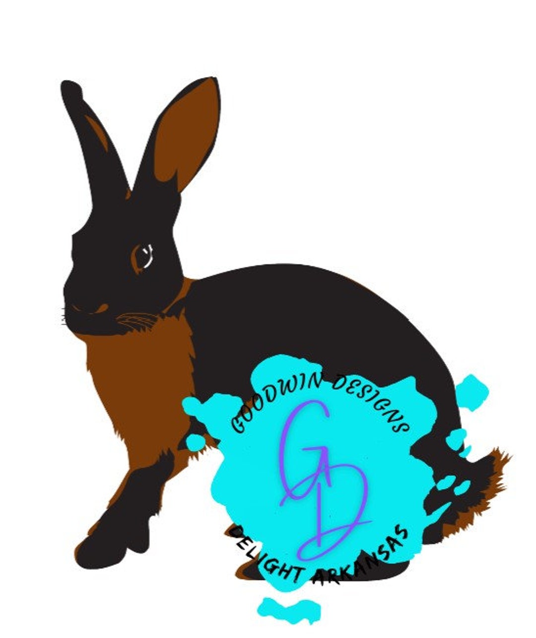 Tan Rabbit SVG Digital Clipart - Etsy
