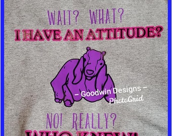 attitude goat shirt