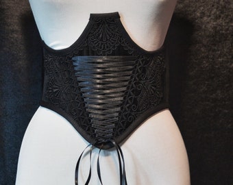 Black Vampire Gothic Corset belt