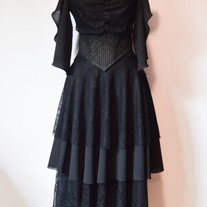 Gothic summer witchy dress image 3