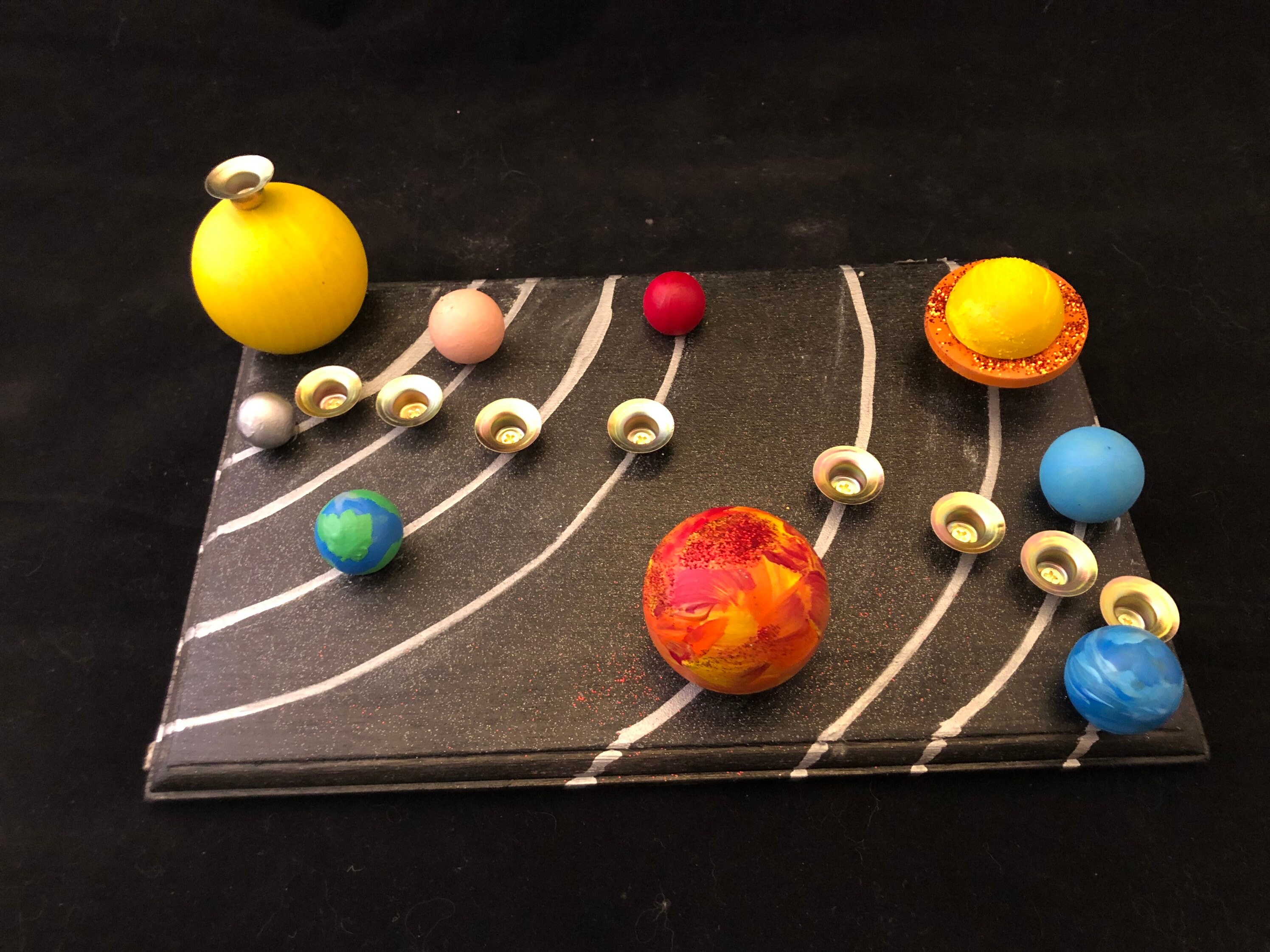 Menorah System Outer Space Hanukkah Judaica Jewish Etsy