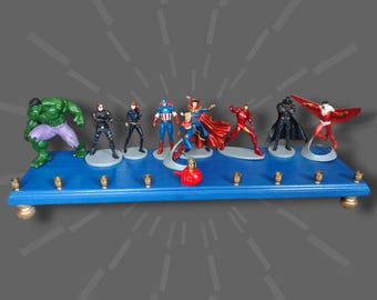Collectors Superhero Avengers Menorah Limited Edition Antman Hulk Captain America Ironman Black Panther Hanukkah Judaica Repurposed Figures