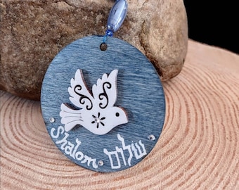 Jewish Ornament, peace shalom salaam, dove