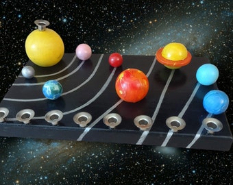 Menorah System Outer Space Hanukkah Planets Judaica Jewish