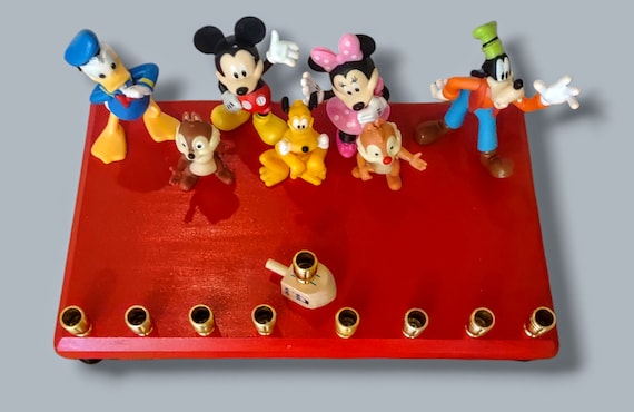 ヴィンテージDisney 木の ミニピアノ ドナルドダック 赤