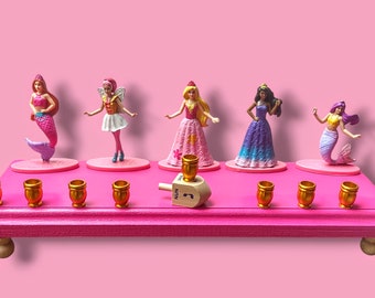 Barbie Menorah Classic Judaica Hanukkiah