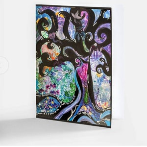 Alle Anlässe Karten, Original Kunst Grußkarten, Muttertagskarten, Blanko Grußkarten, Grußkarten, Künstler Notecard Drucke