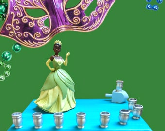 Princess Menorah Classic Disney Judaica Hannukah Princess and the Frog Tiana