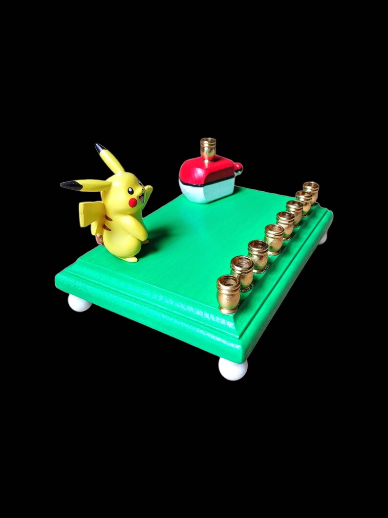 Pikachu Pokémon Menorah Children Judaica Jewish Chanukah - Etsy