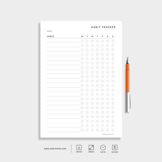 A6 Grocery List Notepad – Minimalist Shopping List Pad, Modern Stationery Gift