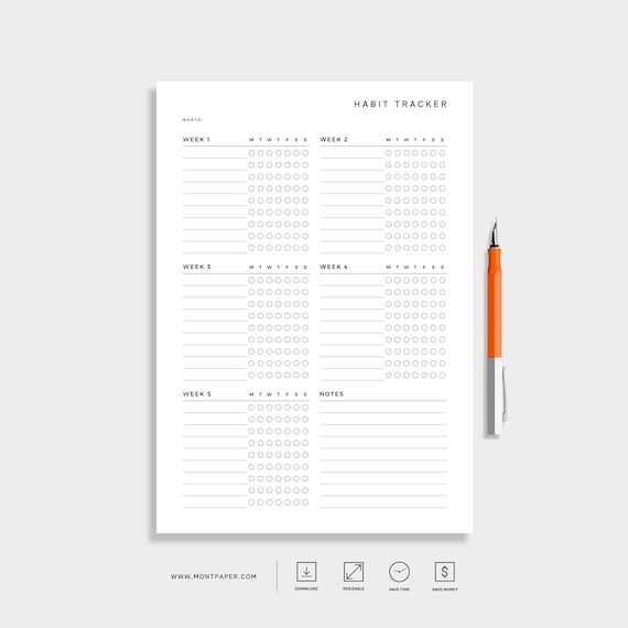 A6 Grocery List Notepad – Minimalist Shopping List Pad, Modern Stationery Gift