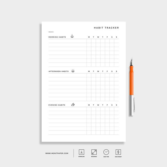 A6 Grocery List Notepad – Minimalist Shopping List Pad, Modern Stationery Gift