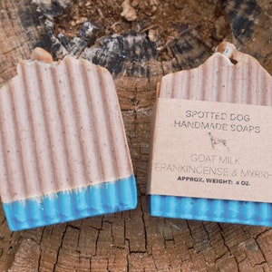 Frankincense and Myrrh Handmade Goat Milk Bar Soap