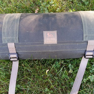 Bedroll Holder Wax Canvas, camping, bushcraft, hiking, hunting, pony trekking, equestrian tack 0049