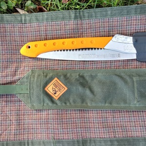 Silky Big Boy Saw Pouch. Camping, bushcraft, gardening, hunting, arborist tools. 0001