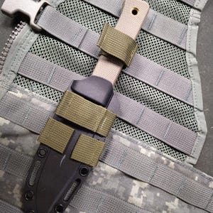 Cold Steel SRK-C sheath MOLLE strap kit