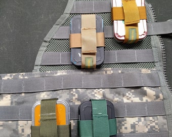 Altoids Tin Holder. battle belt, load bearing vest, MOLLE, camping, hiking, tactical gear, picnic kit 0592
