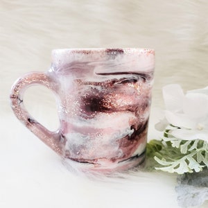 Pink Glitter Coffee Mug or Tumbler - CUSTOM ORDER