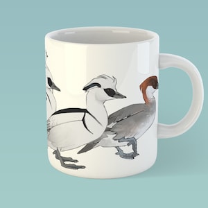Smew Duck species Ceramic Mug