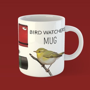 Bird watching mug for the hobbyist, ornithologist or surveyer