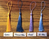 Choice of 24 Colors Set of 4 Nylon Thread Tassels for Crafts