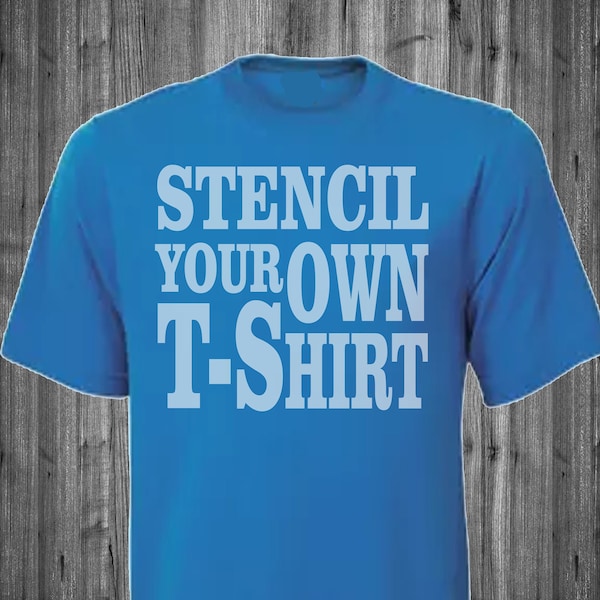 T Shirt Stencil Etsy