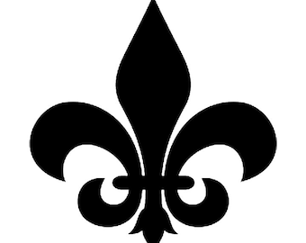 Fleur De Lis Stencil on 10 mil Clear Mylar Reusable Pattern