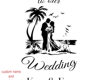 Welcome to our Wedding stencils - Customizable - reusable - mylar - multiple choices and sizes - wedding signs