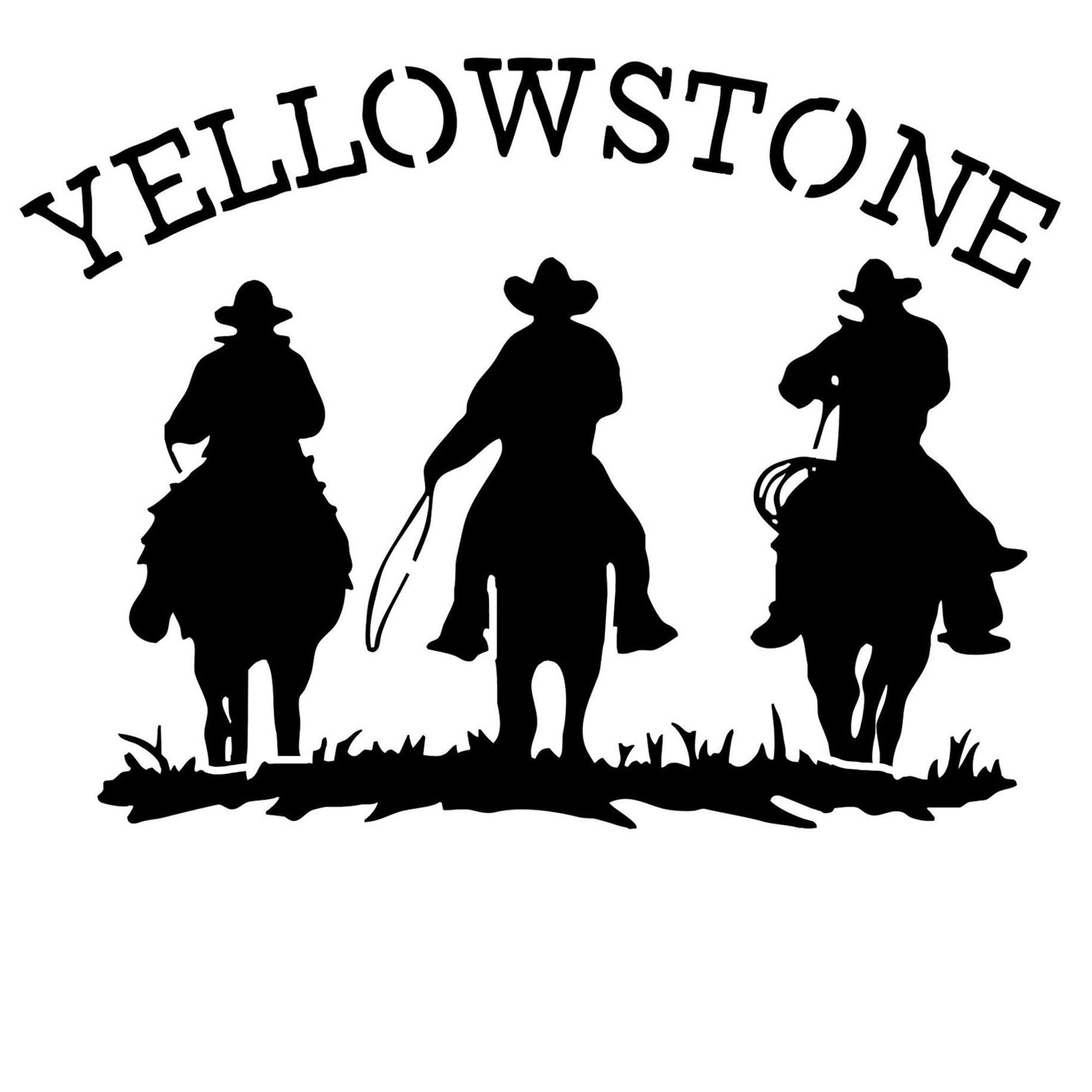 Yellowstone Ranch Horses Stencil Multiple Sizes Etsy