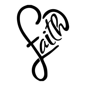 Faith Heart-10 Mil Mylar-reusable Stencil - Etsy