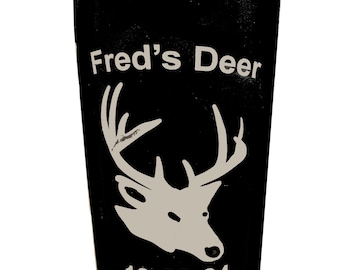 Your Actual Deer image Tumbler - NO stock photos! - Free Shipping -  20oz engraved photo.