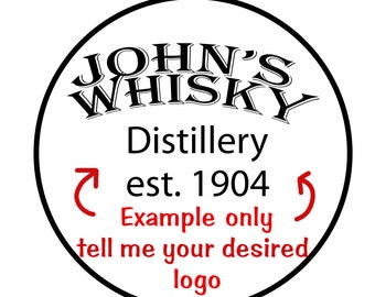 Whiskey Barrel stencils (made on a 19.5" circle)  Custom logos